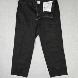 Jesse James Men Pants 36X30 Black Work Pants Cargo Twill IS Industrial Workwear